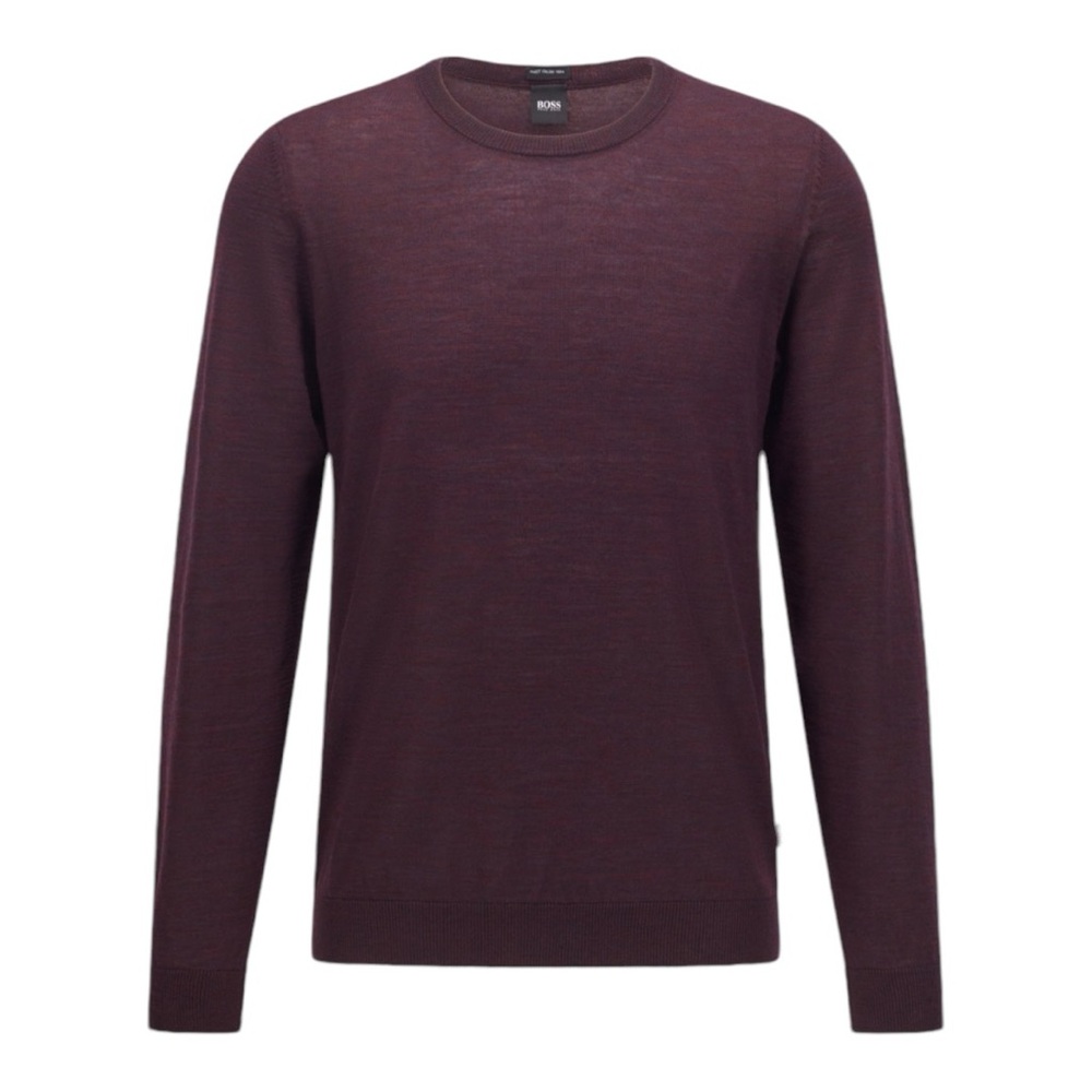 Burgundy Hugo Boss Long Sleeve Shirt (S)